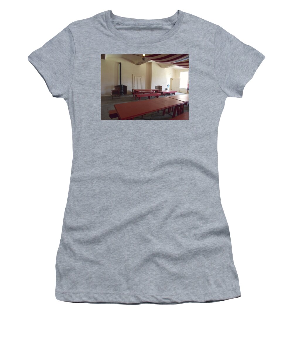 Fort Women's T-Shirt featuring the photograph Is It Dinner Time Yet by Chris W Photography AKA Christian Wilson