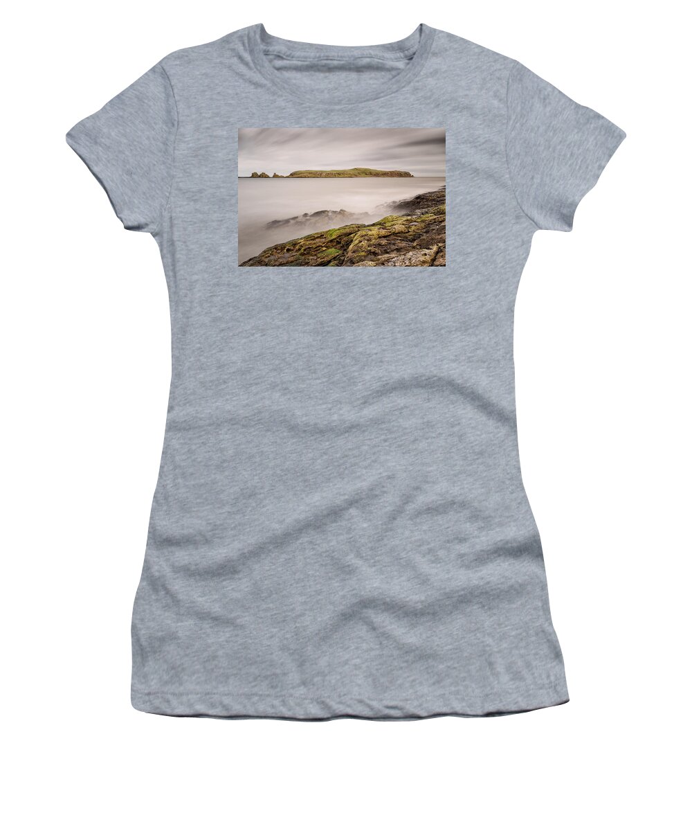 Isle Of Muck Women's T-Shirt featuring the photograph Isle of Muck by Nigel R Bell