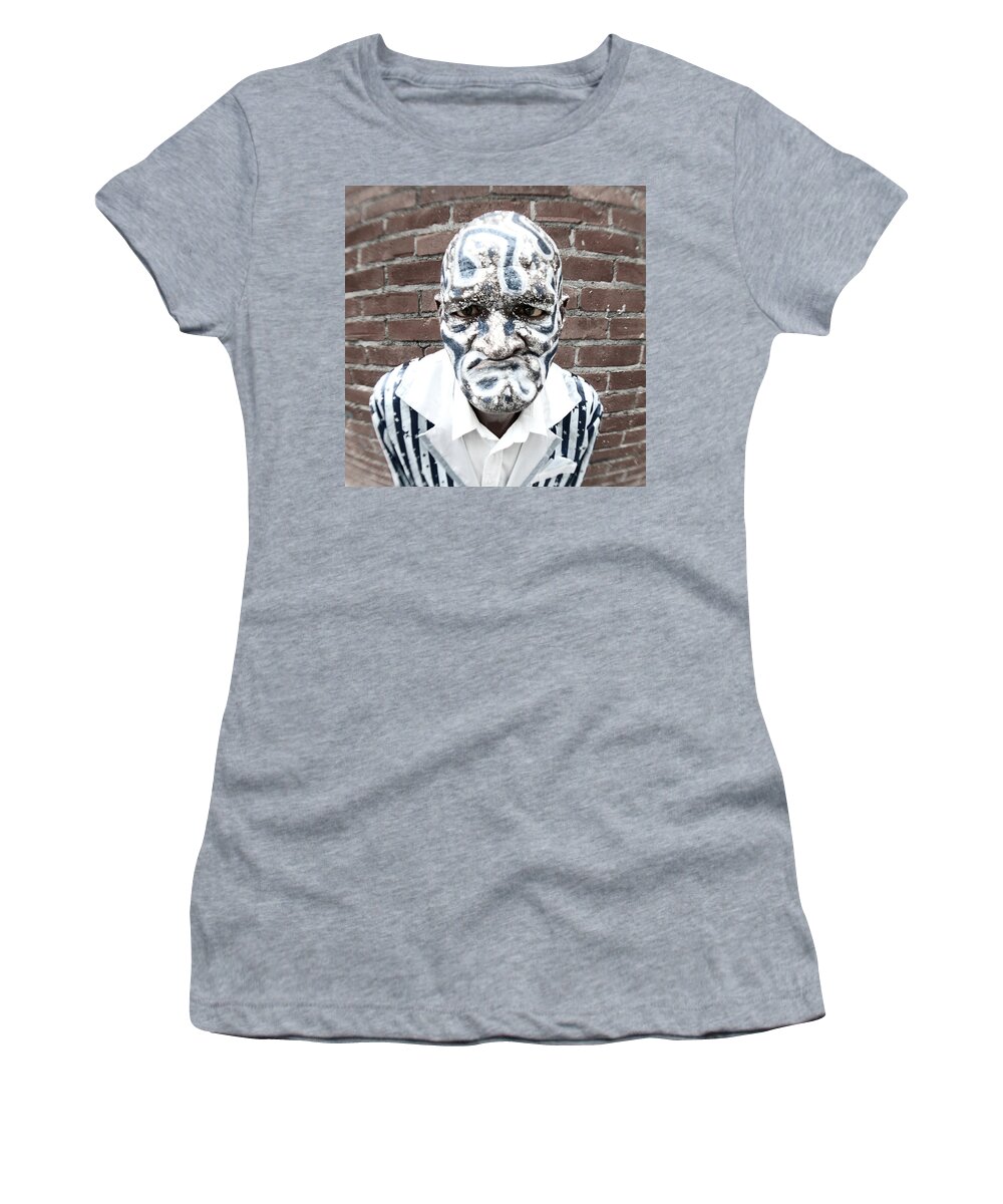 Fine Art America Women's T-Shirt featuring the photograph Jailhouse Rock by Andrew Hewett