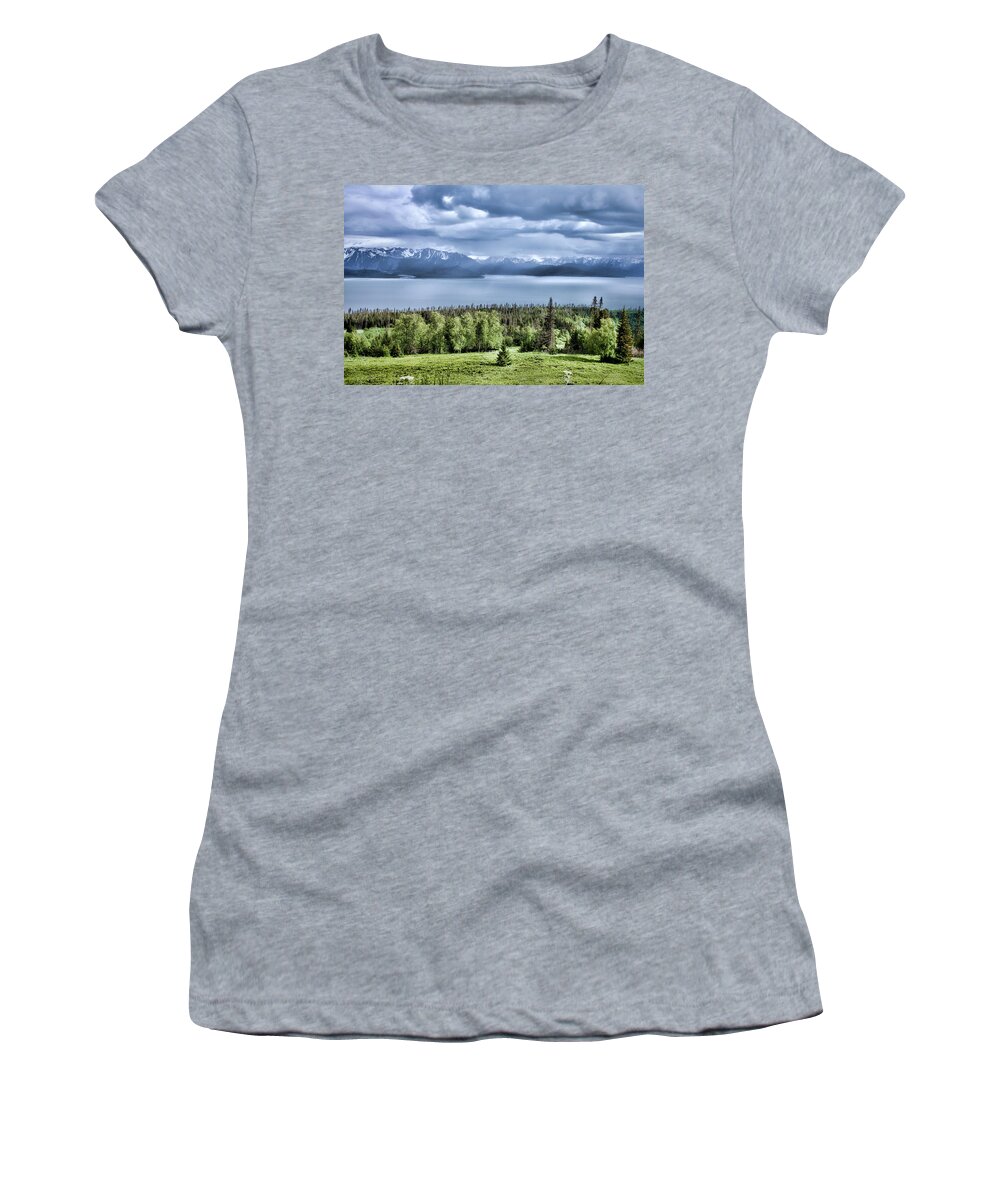 Alaska Women's T-Shirt featuring the photograph Kachemak Bay by Heather Applegate