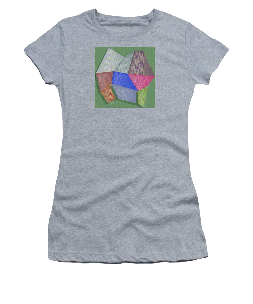 Kalamazoo Women's T-Shirt featuring the digital art Kalamazoo by Gareth Lewis