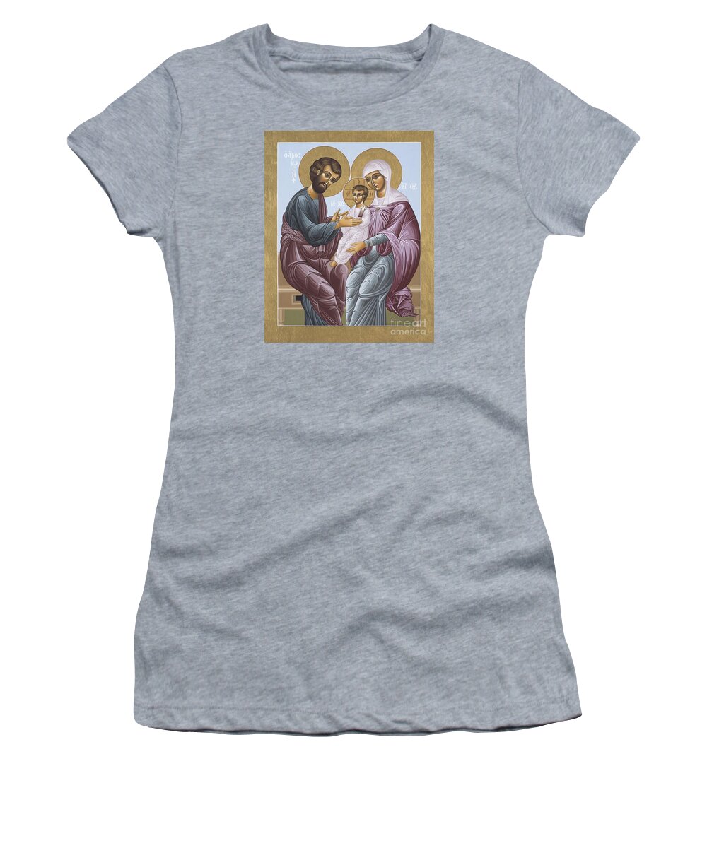 La Sagrada Familia Women's T-Shirt featuring the painting La Sagrada Familia 019 by William Hart McNichols