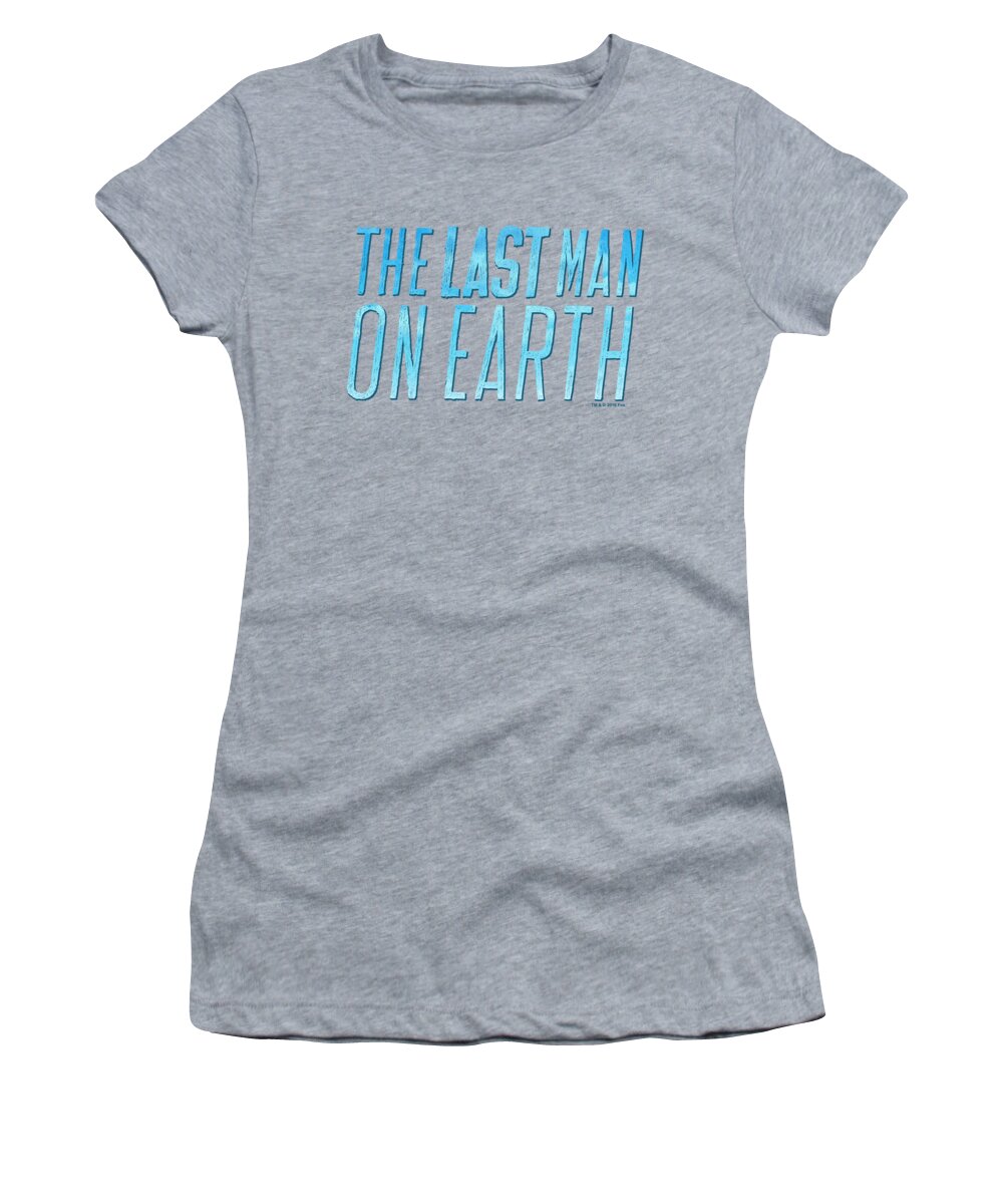  Women's T-Shirt featuring the digital art Last Man On Earth - Logo by Brand A
