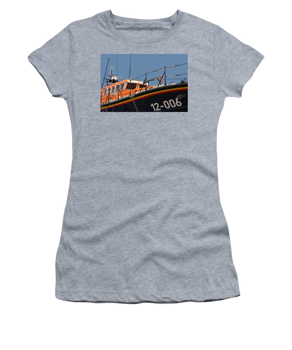 Life Women's T-Shirt featuring the photograph Life boat by Christopher Rowlands