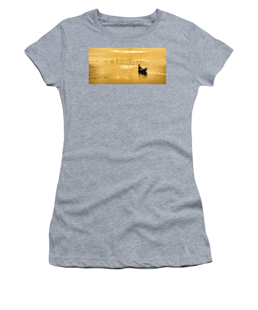 Boat Women's T-Shirt featuring the photograph Life is But a Dream by John Hansen