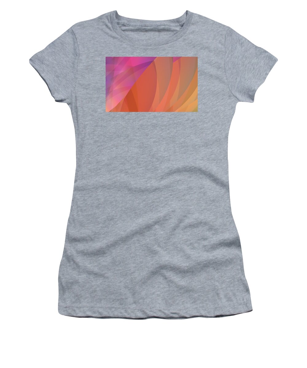Abstract Women's T-Shirt featuring the digital art Lighthearted by Judi Suni Hall