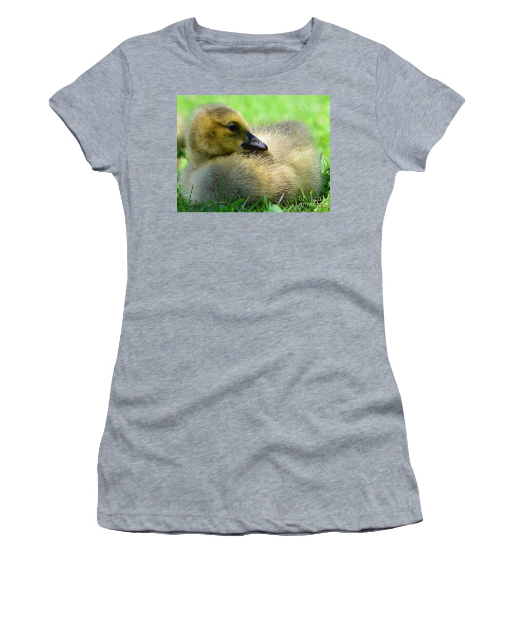 Goose Women's T-Shirt featuring the photograph Little One by Kathleen Struckle
