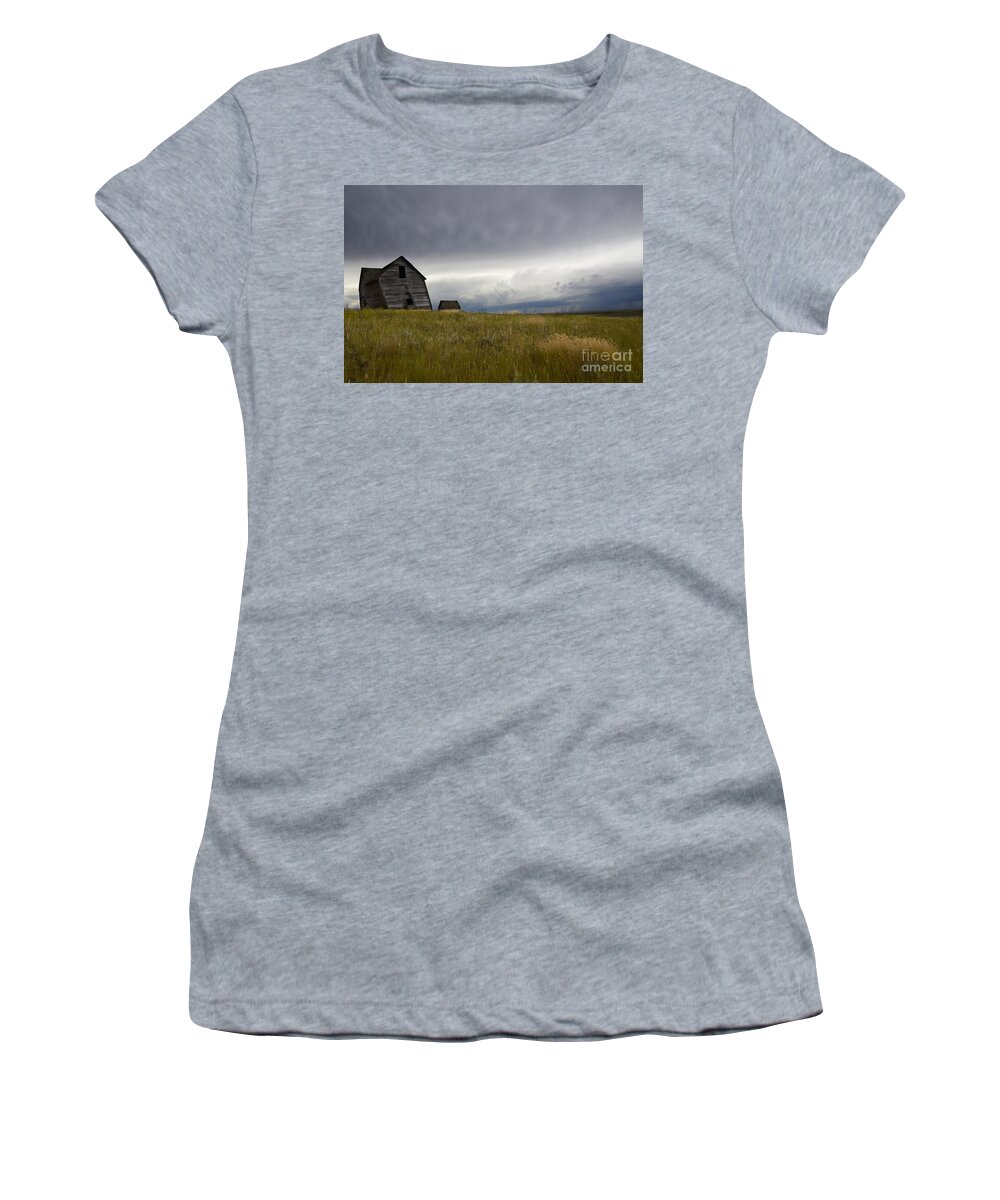 Homestead Women's T-Shirt featuring the photograph Little Remains by Bob Christopher