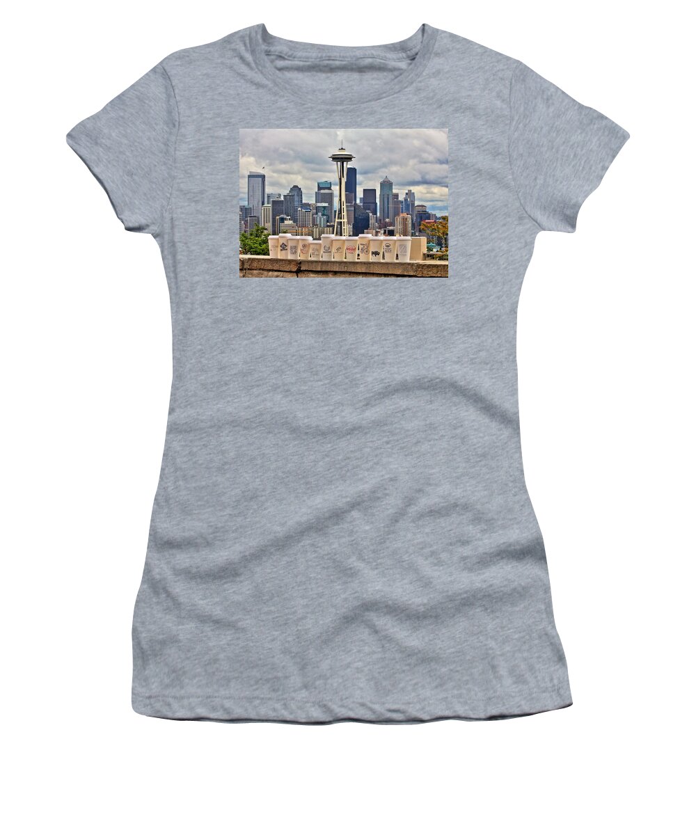 Seattle Women's T-Shirt featuring the photograph Local Joes by Benjamin Yeager