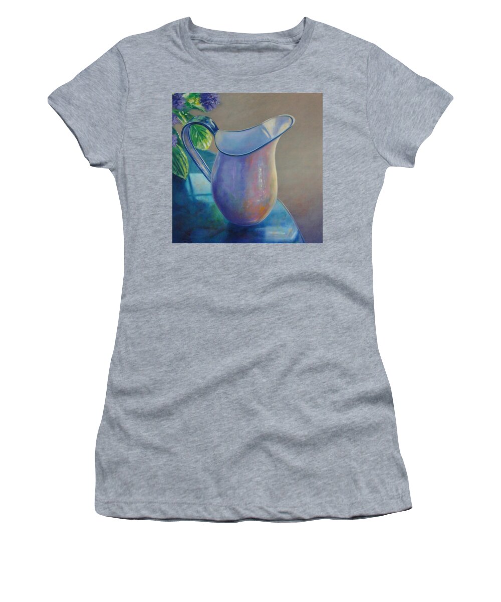 Still Life Women's T-Shirt featuring the painting Long Way Home by Shannon Grissom