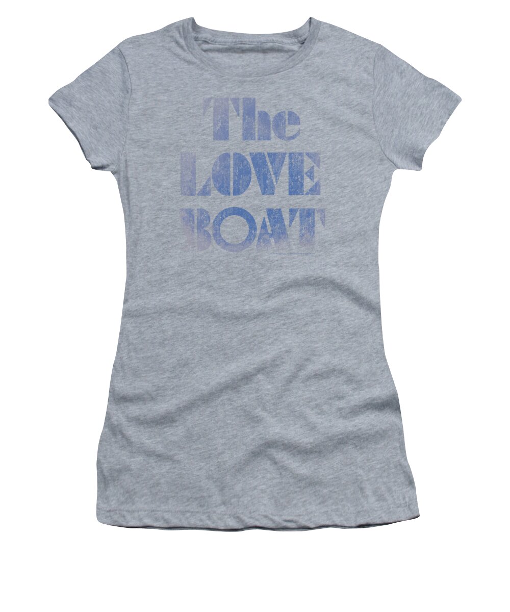 The Love Boat Women's T-Shirt featuring the digital art Love Boat - Distressed by Brand A