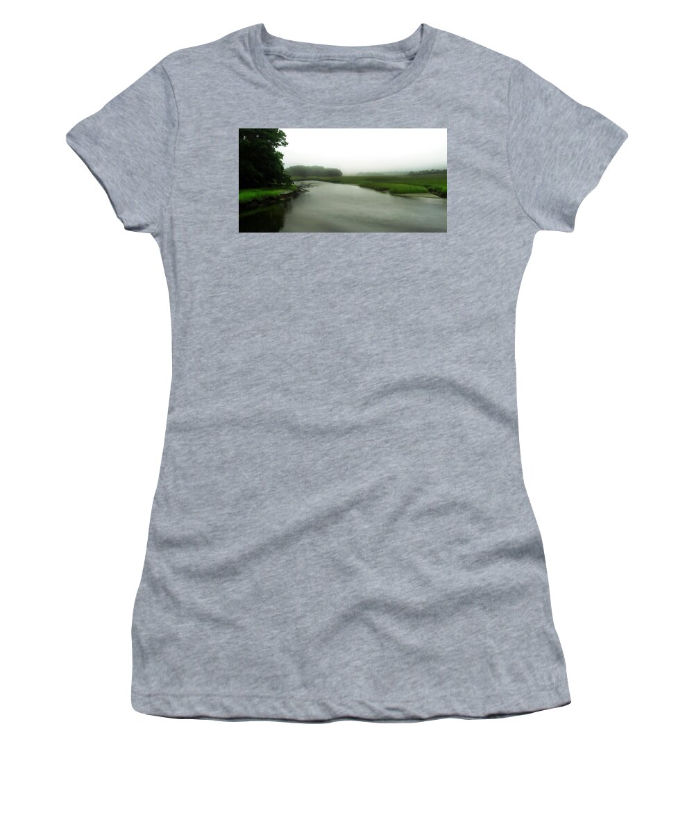  Women's T-Shirt featuring the photograph Magic Green Lake by Joseph Hedaya