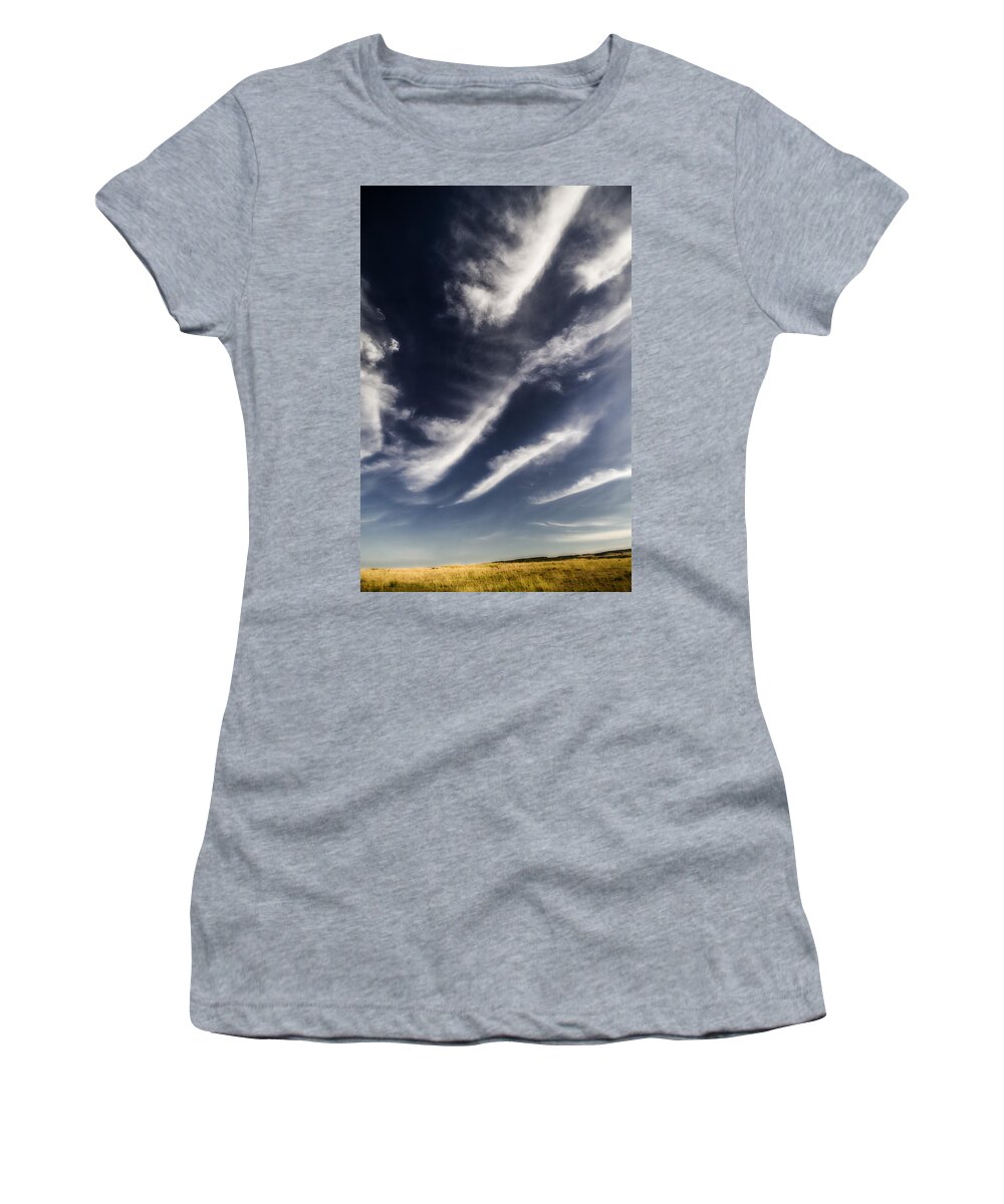 Africa Women's T-Shirt featuring the photograph Mara whisp clouds by Mike Gaudaur