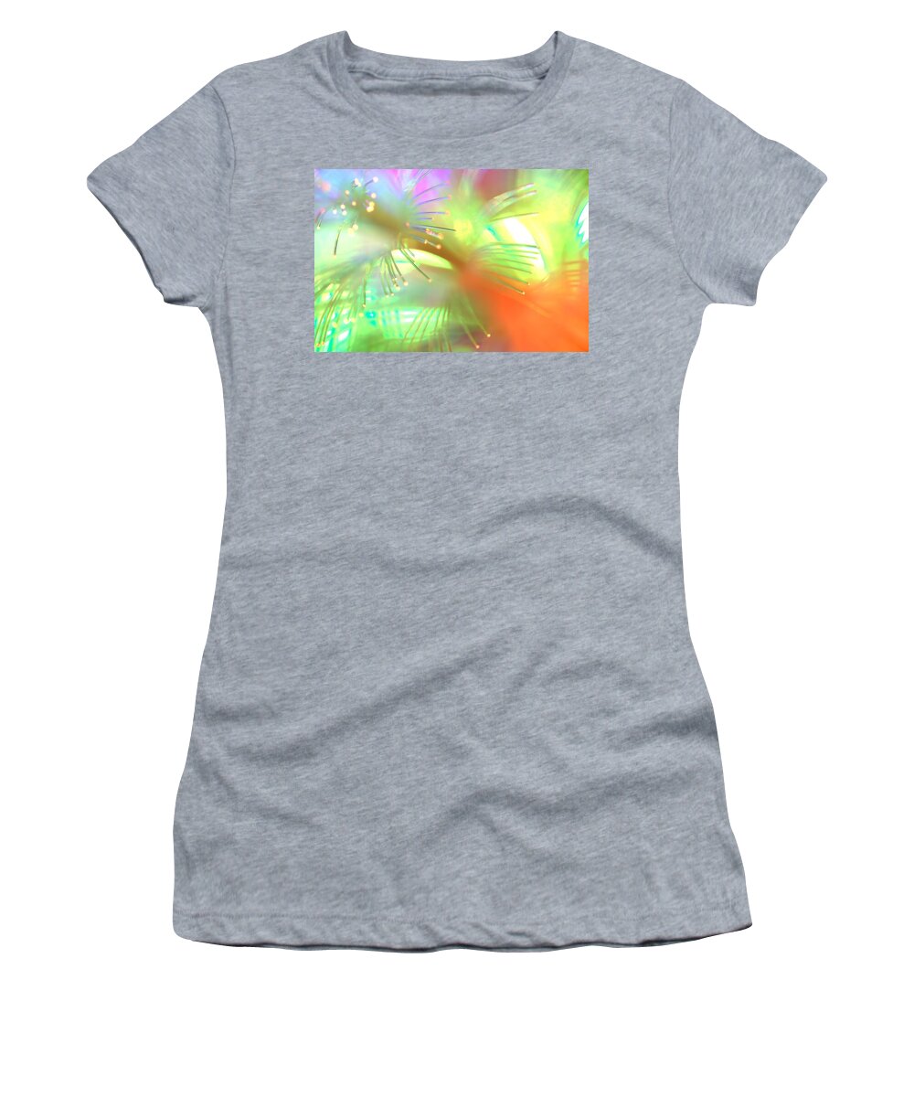 Abstract Women's T-Shirt featuring the photograph Maybe Im Amazed by Dazzle Zazz
