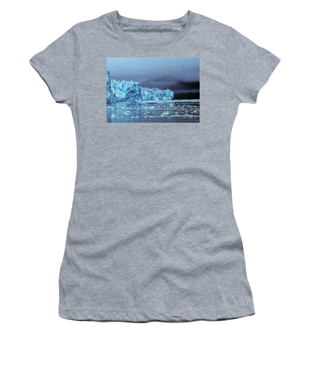 Glacier Women's T-Shirt featuring the photograph Melting Away by Robert Woodward