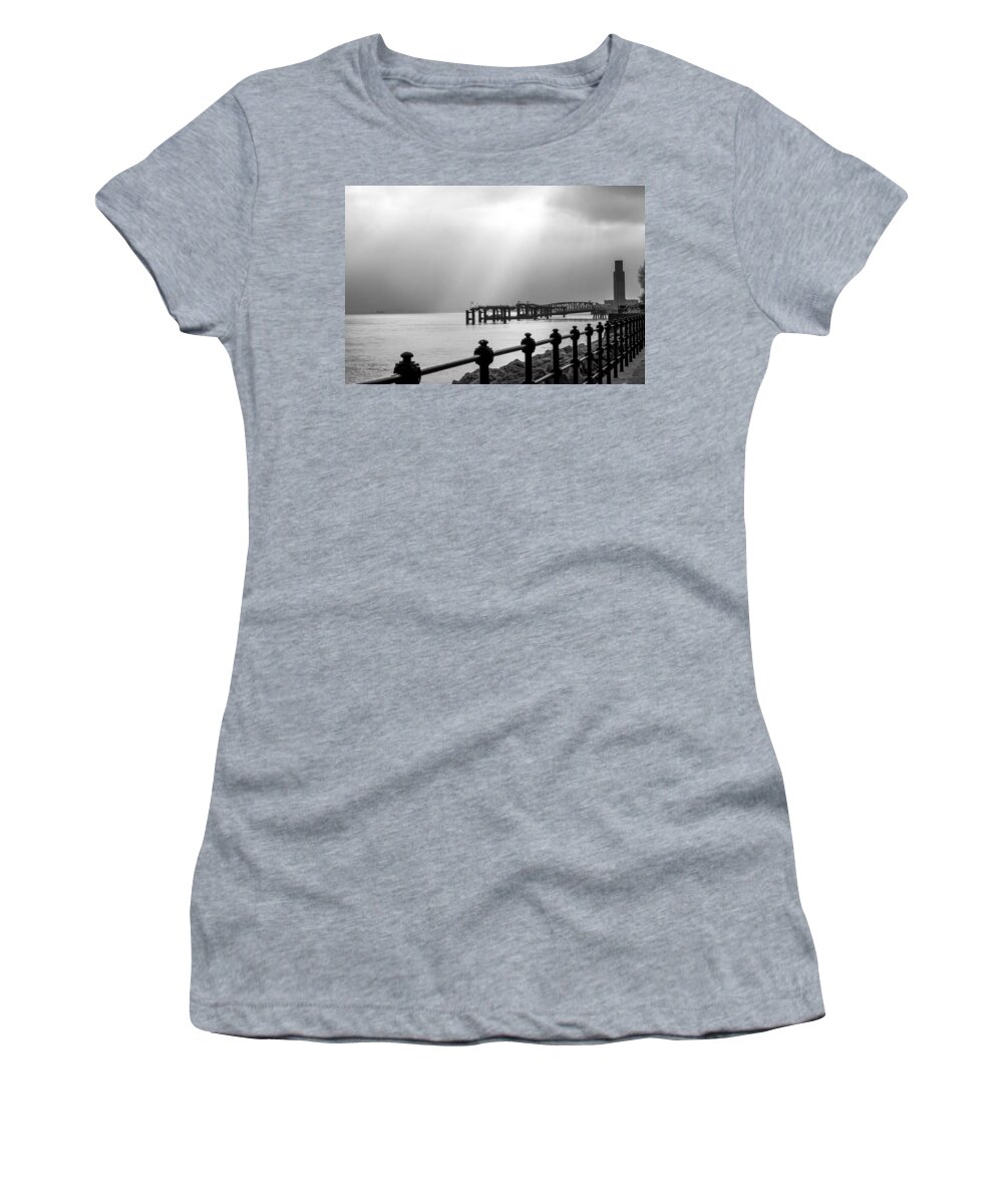 Boat Women's T-Shirt featuring the photograph Mersey Halo by Spikey Mouse Photography