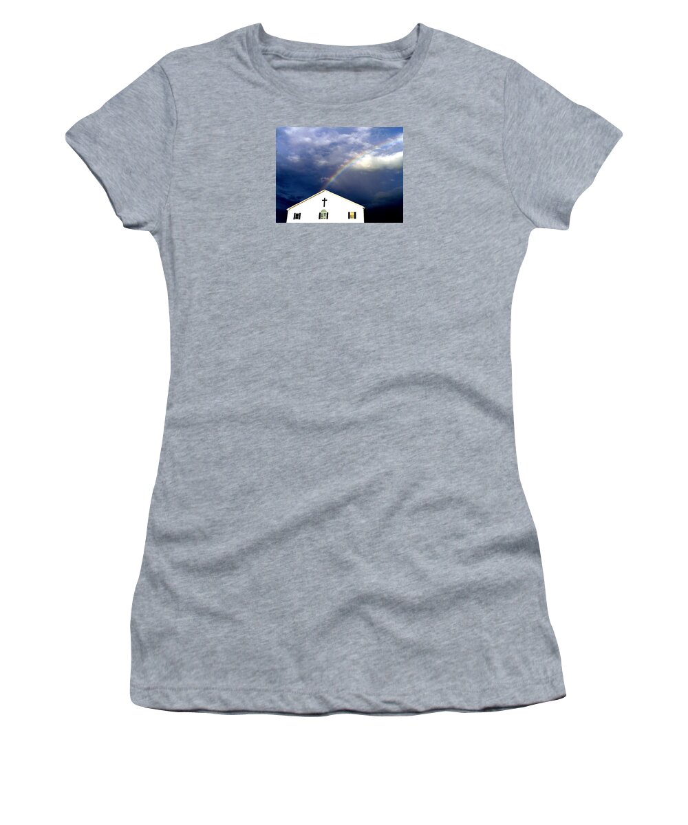 Miracle Birth Today Women's T-Shirt featuring the photograph Miracle Birth Today by Mike Breau