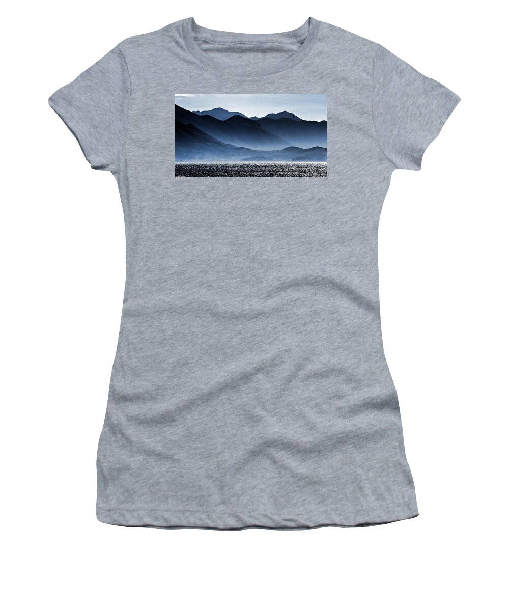 Croatia Women's T-Shirt featuring the photograph Misty Mountains by Paul and Helen Woodford
