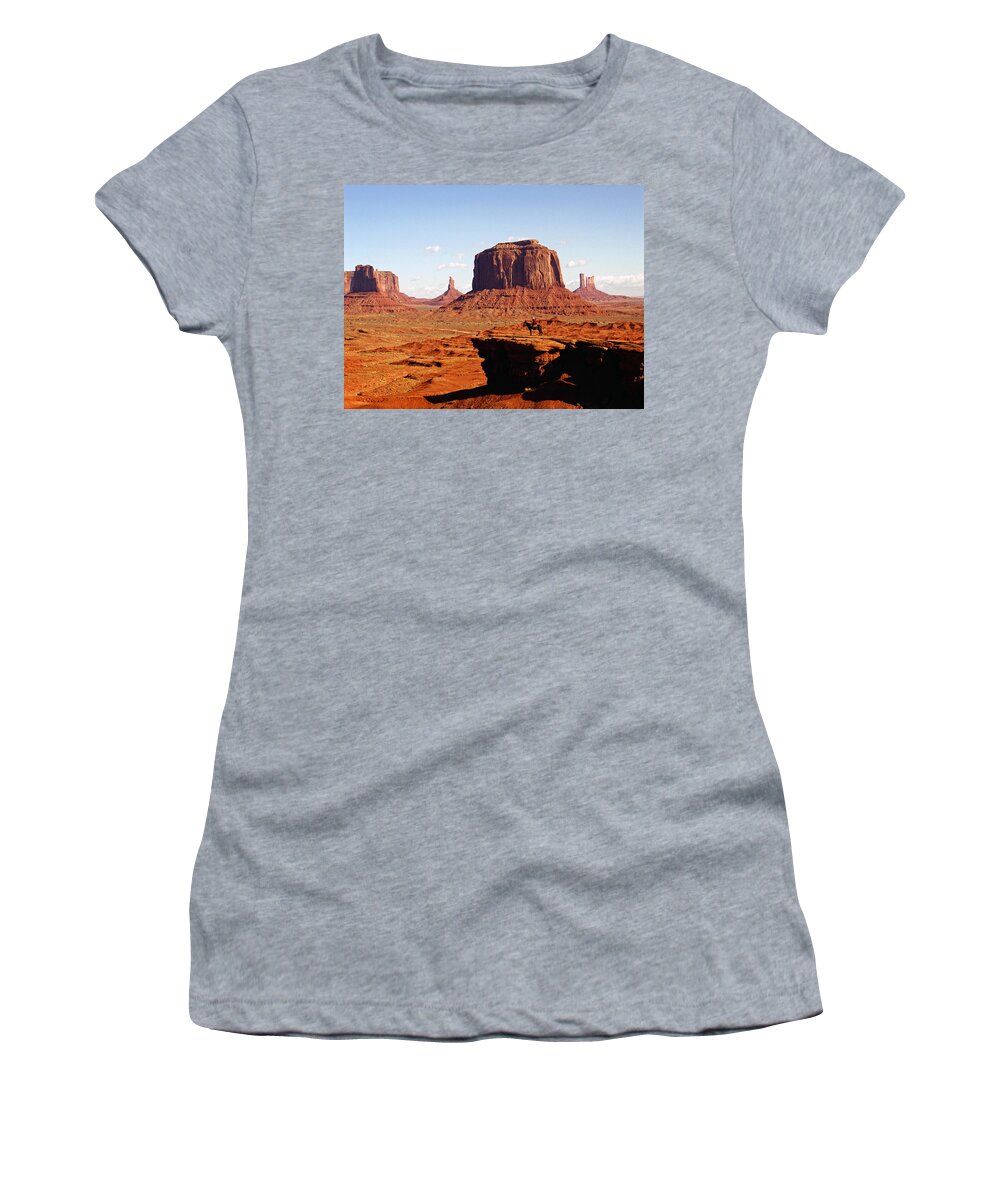 Monument Valley Women's T-Shirt featuring the photograph Monument Valley by Kurt Van Wagner
