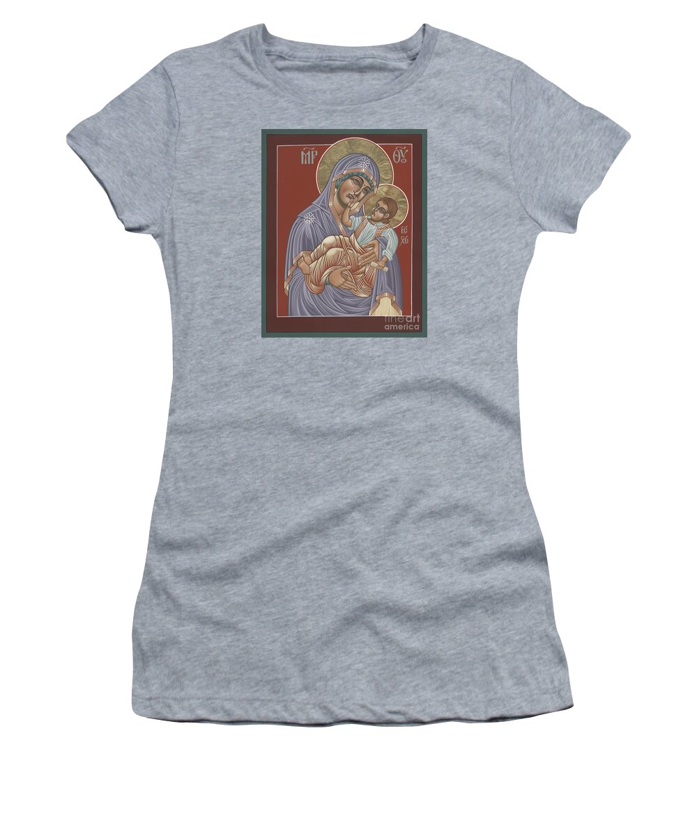Father Bill Women's T-Shirt featuring the painting Murom Icon of the Mother of God 230 by William Hart McNichols