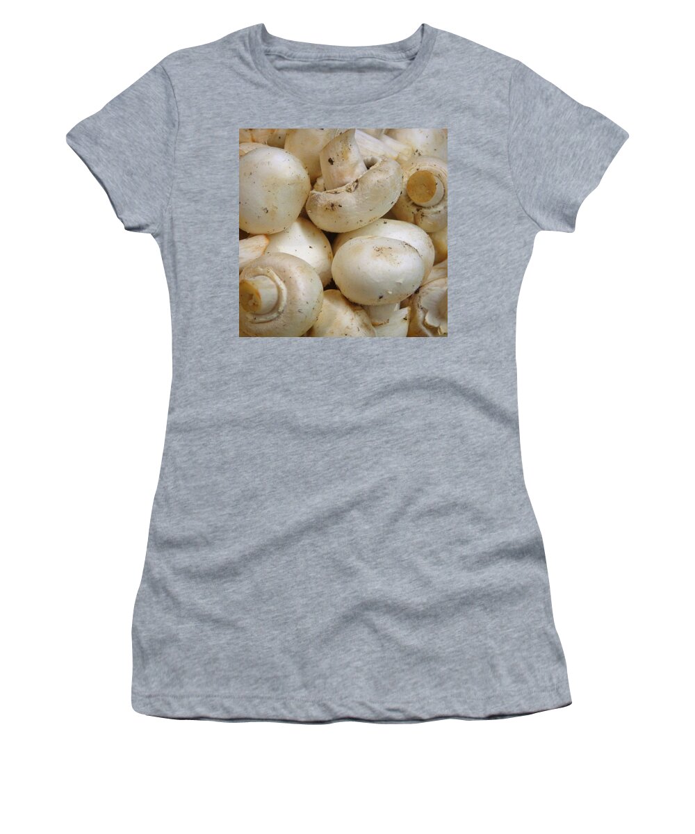 Skompski Women's T-Shirt featuring the photograph Mushrooms by Joseph Skompski