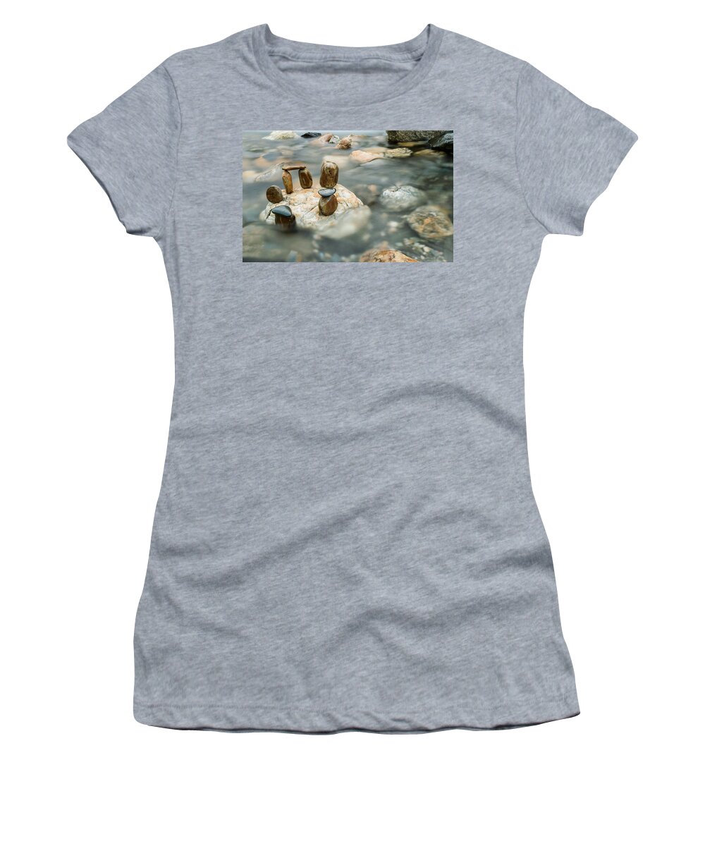 River Women's T-Shirt featuring the photograph Mystic River III by Marco Oliveira