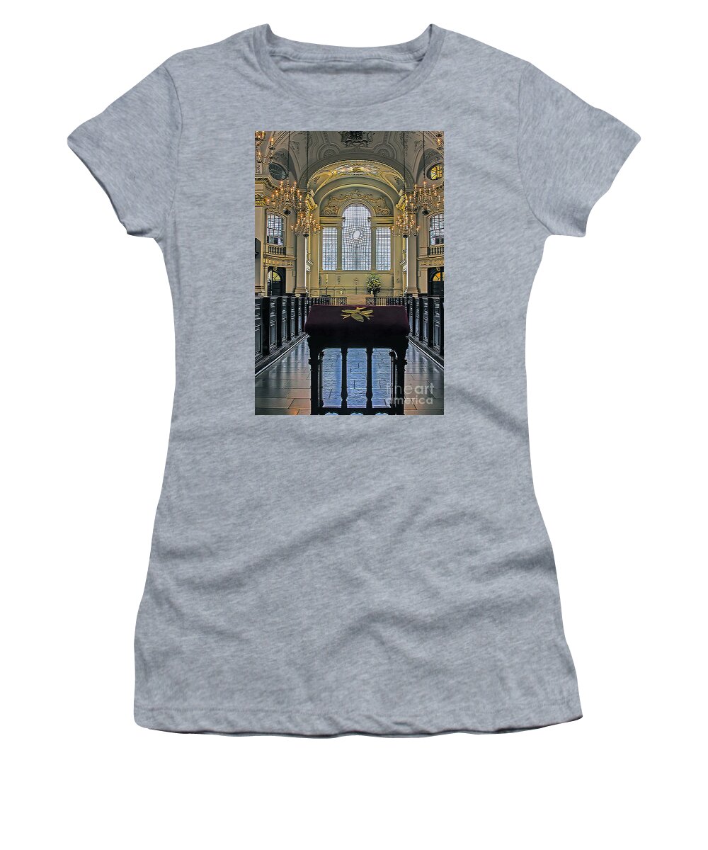 Travel Women's T-Shirt featuring the photograph Nave of St Martin in the Field by Elvis Vaughn