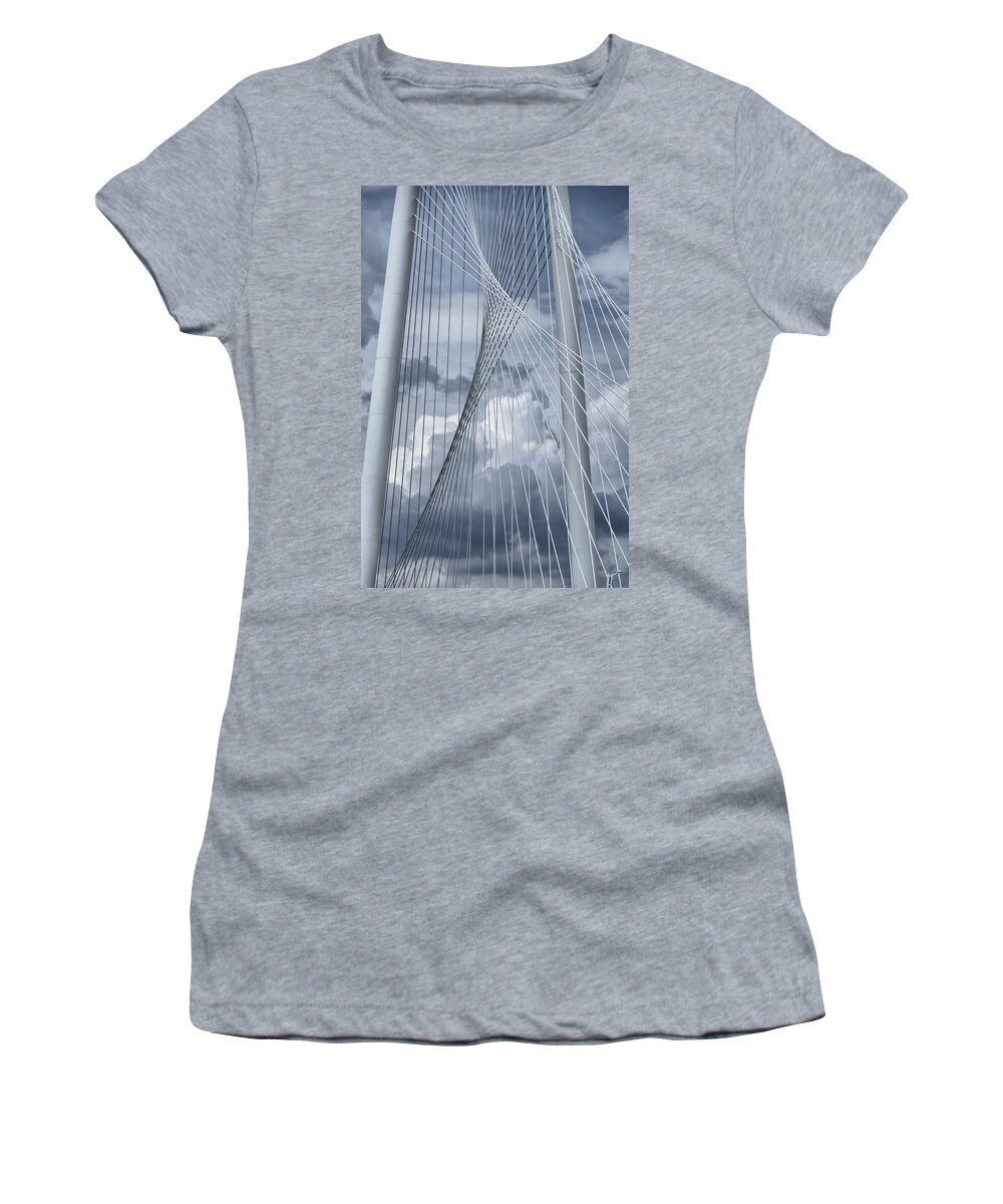Bridge Women's T-Shirt featuring the photograph New Skyline Bridge by Joan Carroll