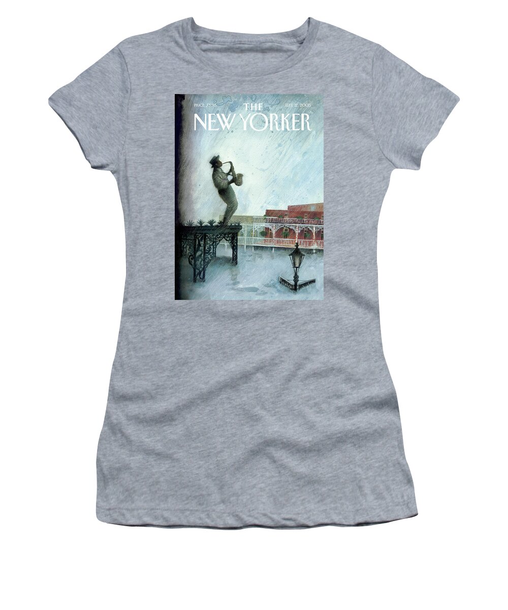 Nature Women's T-Shirt featuring the painting Requiem by Ana Juan