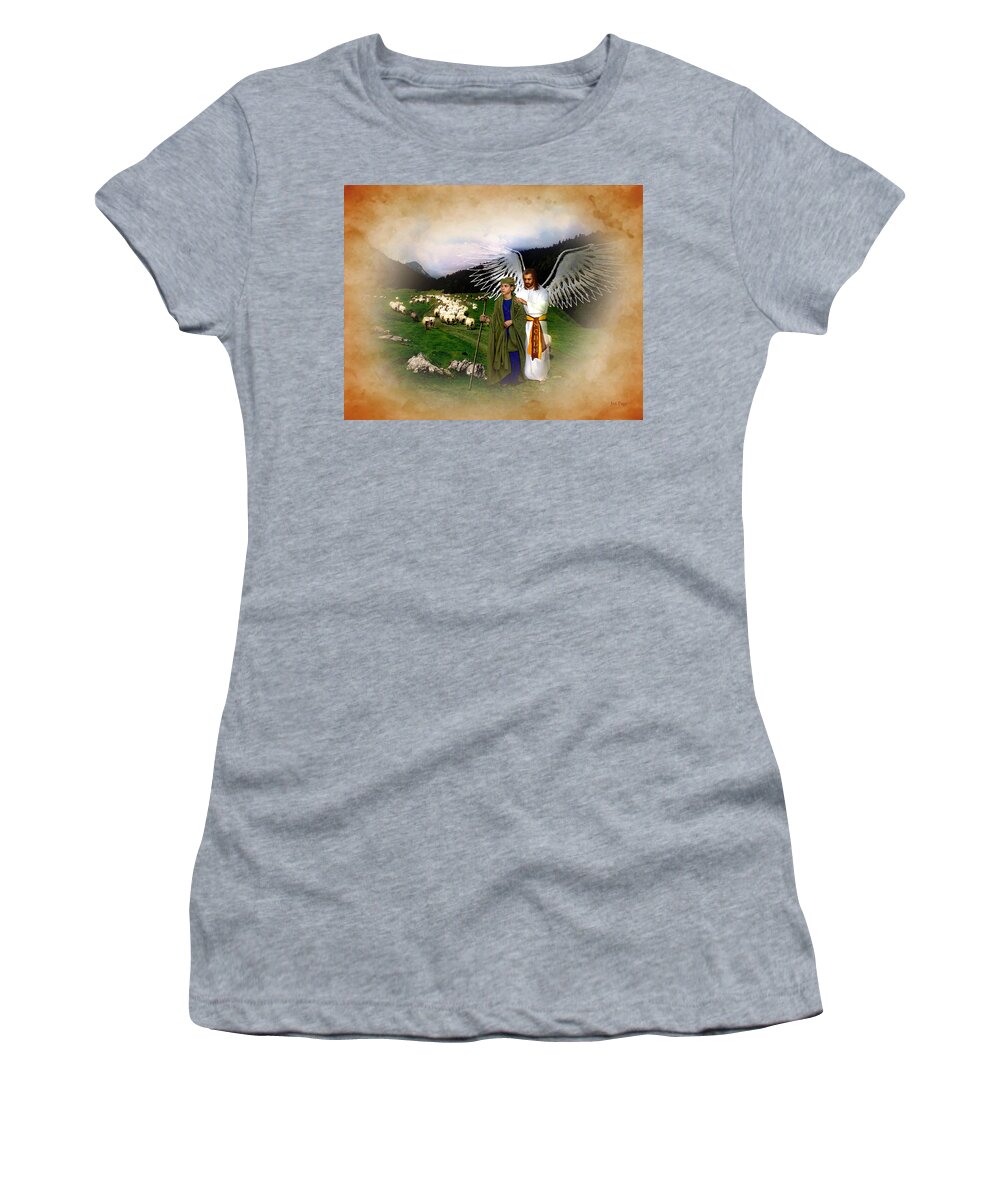 Noble Women's T-Shirt featuring the digital art Noble by Jennifer Page