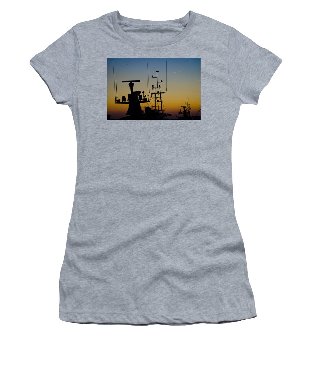 Not Women's T-Shirt featuring the photograph Fishing Boats by Pablo Lopez