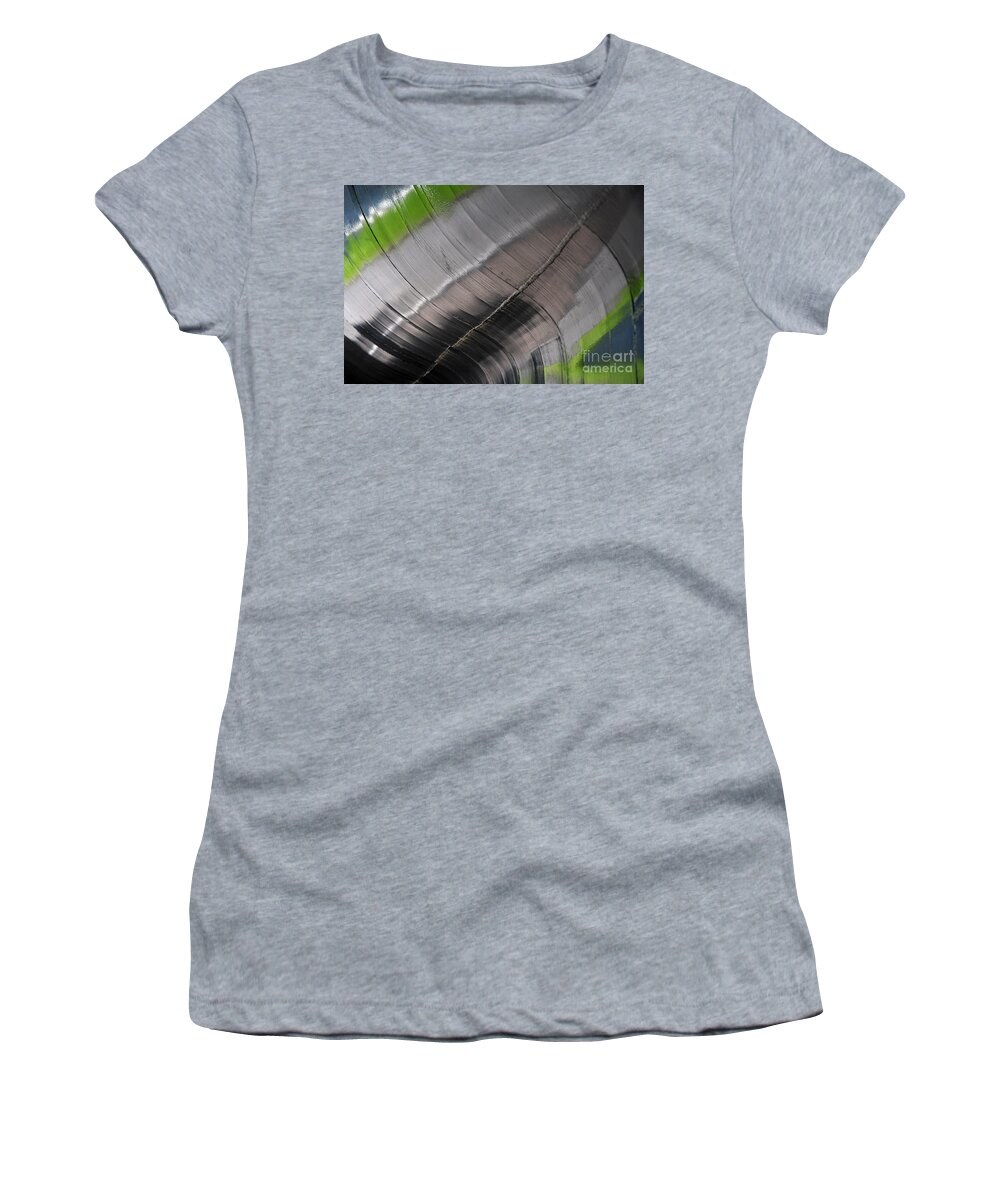 Abstract Women's T-Shirt featuring the photograph Not the Yellow Submarine by Randi Grace Nilsberg