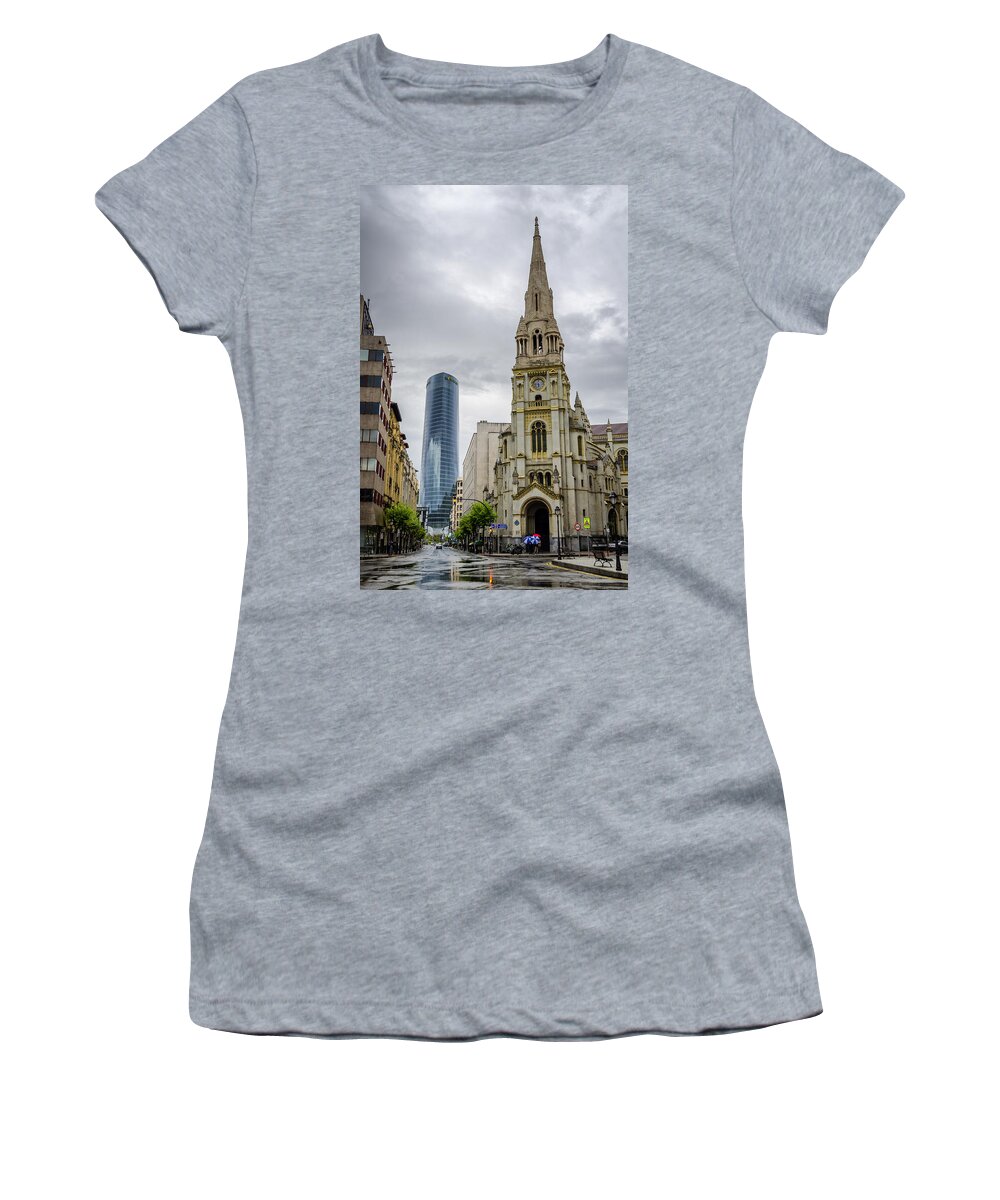Bilbao Women's T-Shirt featuring the photograph Old and New by Pablo Lopez