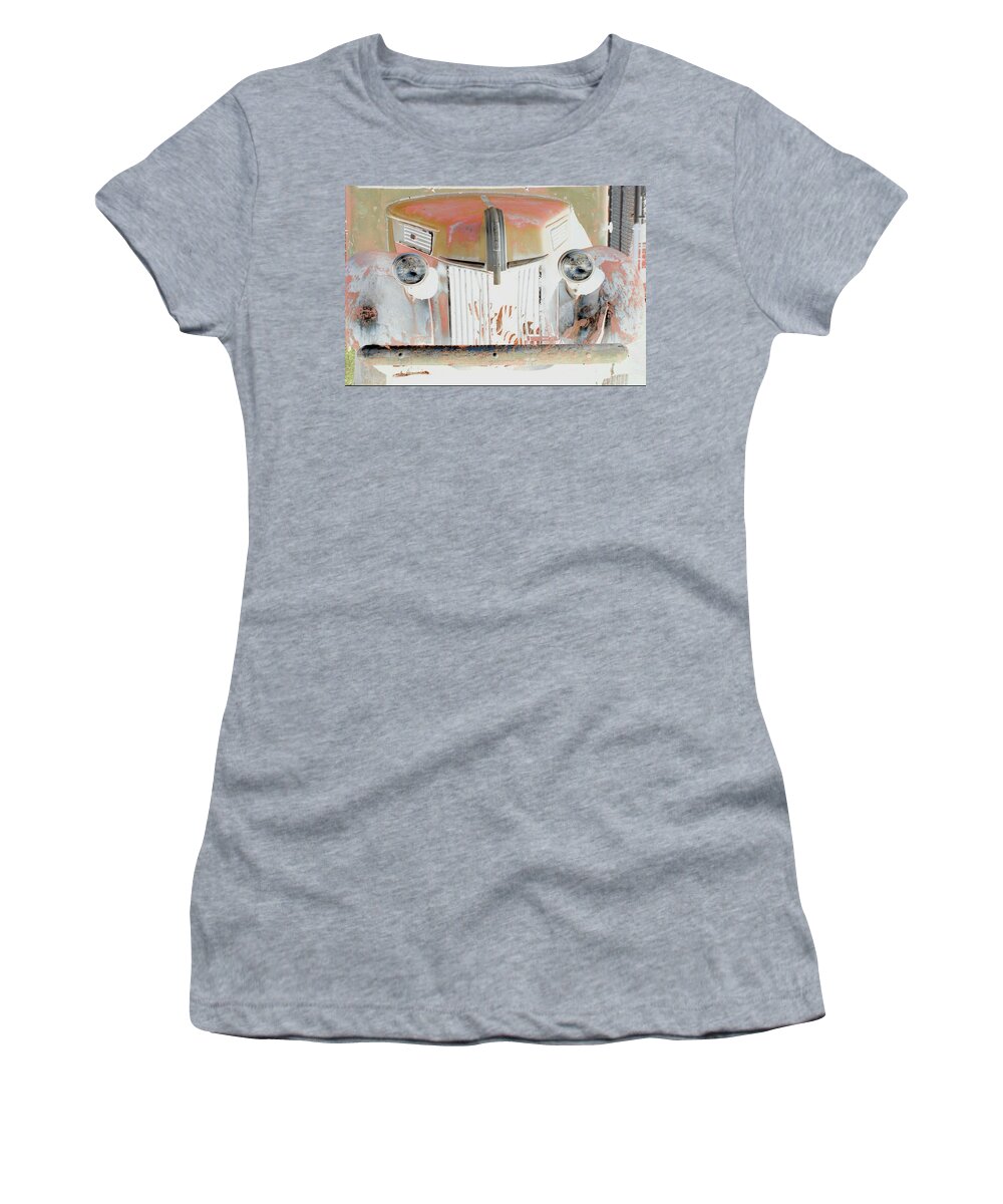 Truck Women's T-Shirt featuring the photograph Old Ford Truck - PhotoPower by Pamela Critchlow