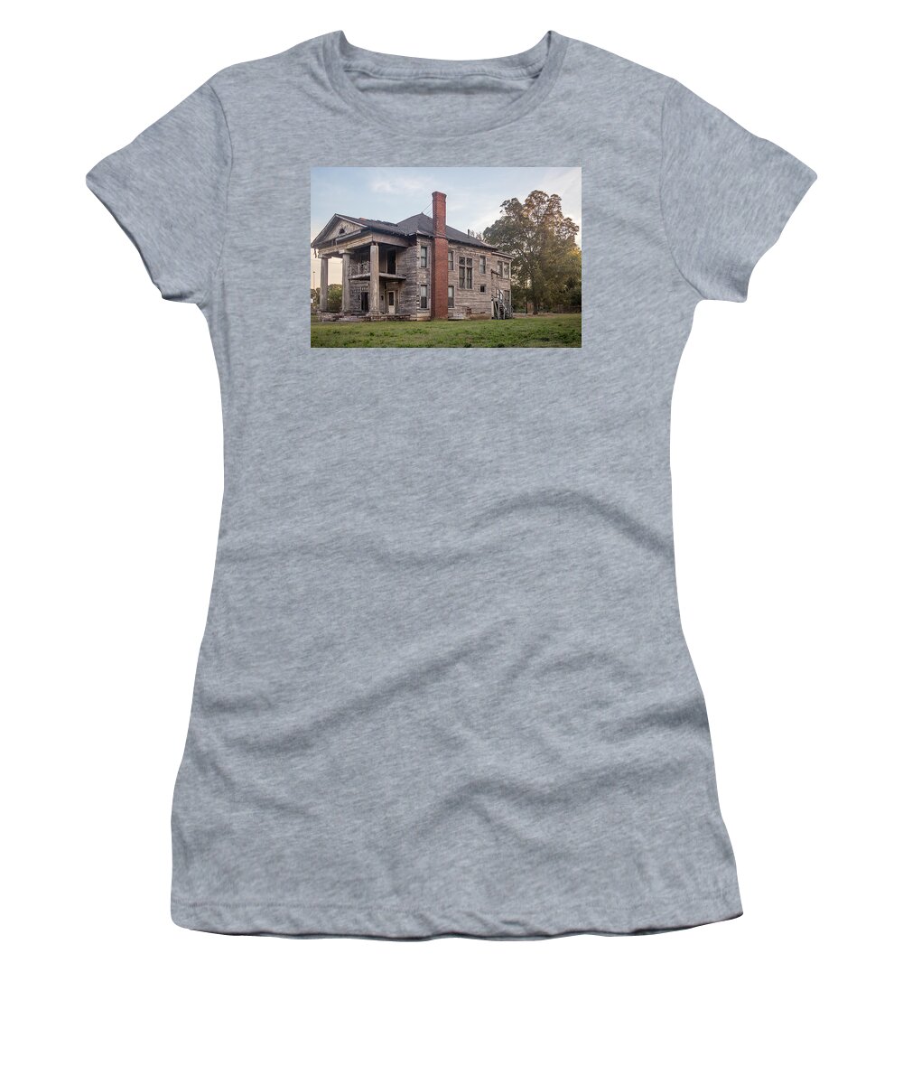 Architecture Women's T-Shirt featuring the photograph Old House of Character by Tracy Brock