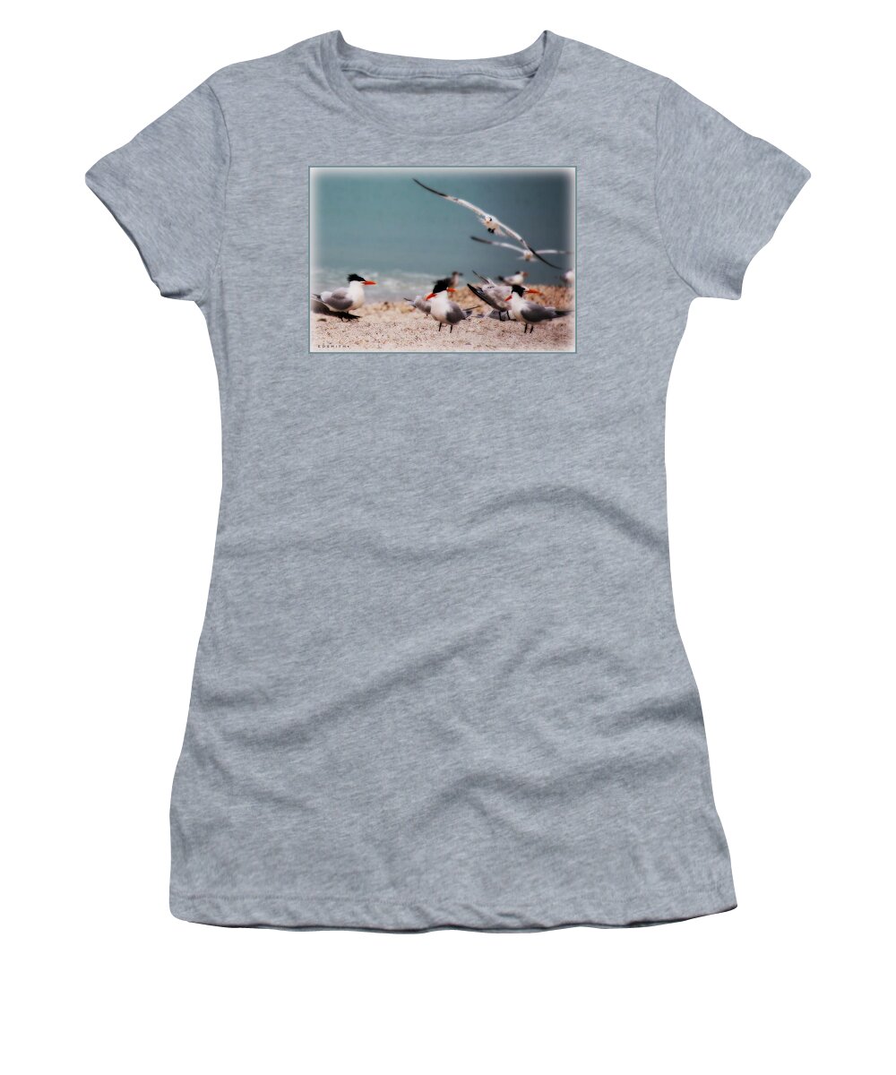On Alert Women's T-Shirt featuring the photograph On Alert by Edward Smith