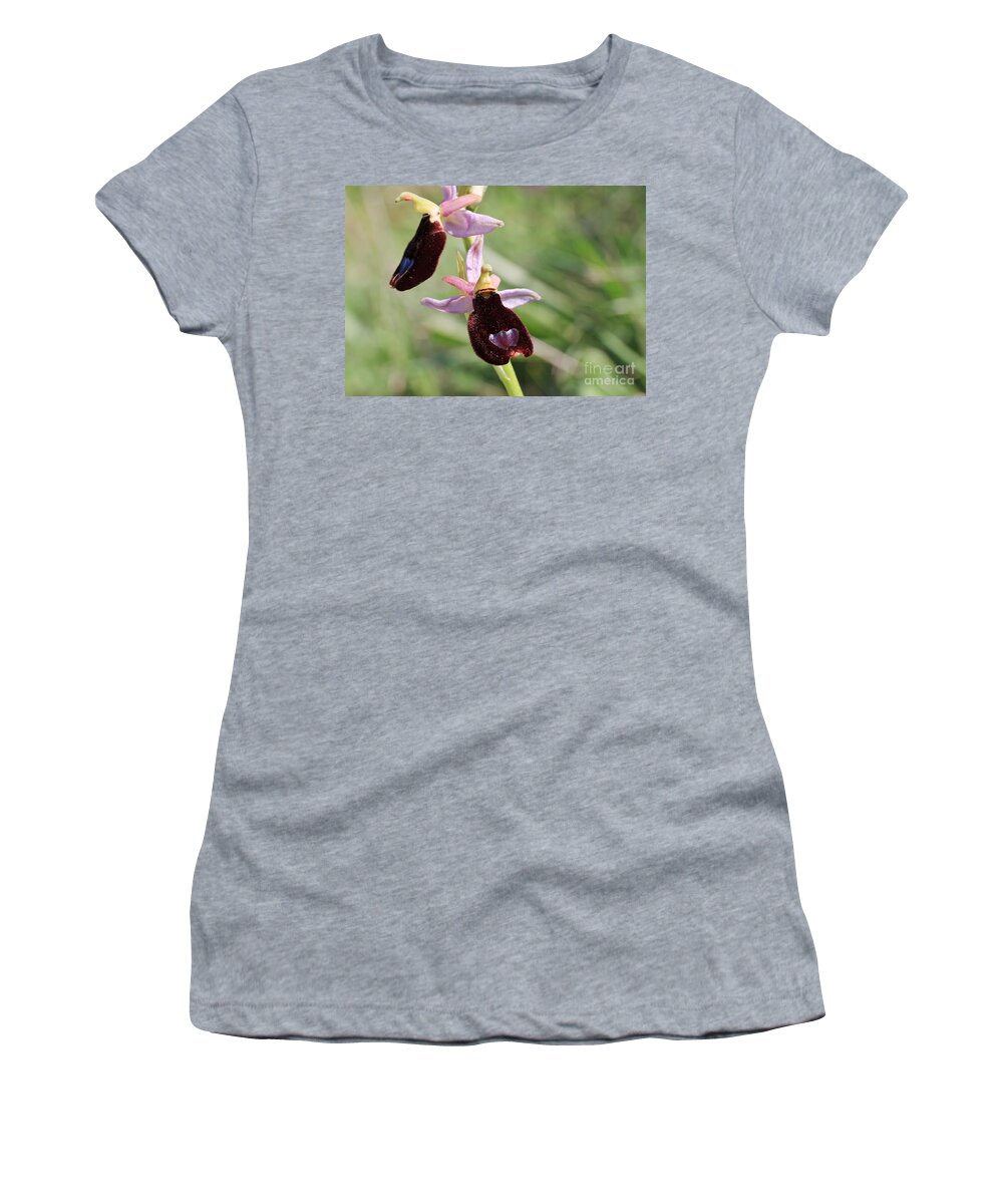 Beautiful Women's T-Shirt featuring the photograph Ophrys Bertolonii by Antonio Scarpi