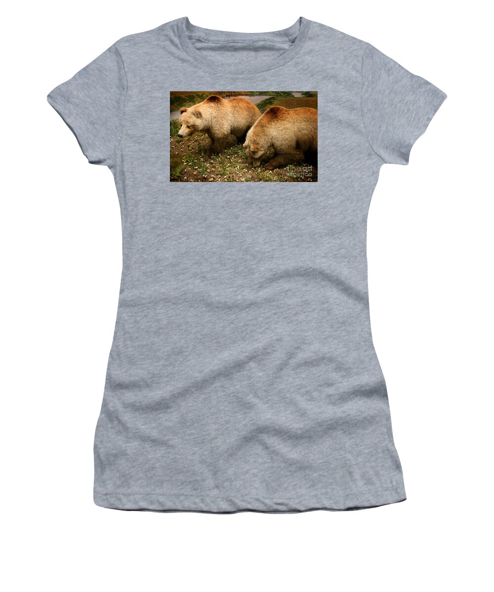 North America Photographs Women's T-Shirt featuring the photograph Out of hibernation by David Millenheft