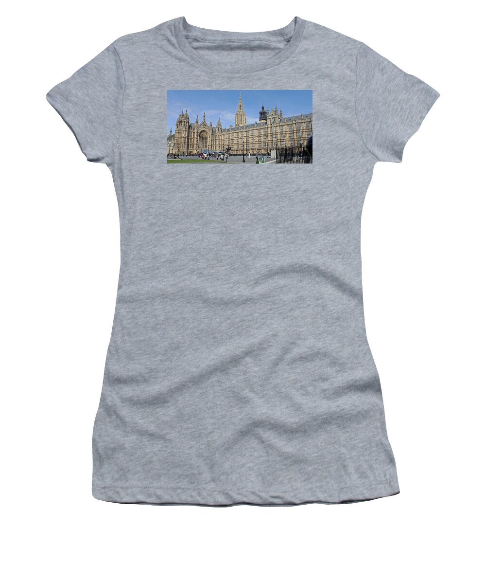 Houses Of Parliament Women's T-Shirt featuring the photograph Palace of Westminster by Tony Murtagh