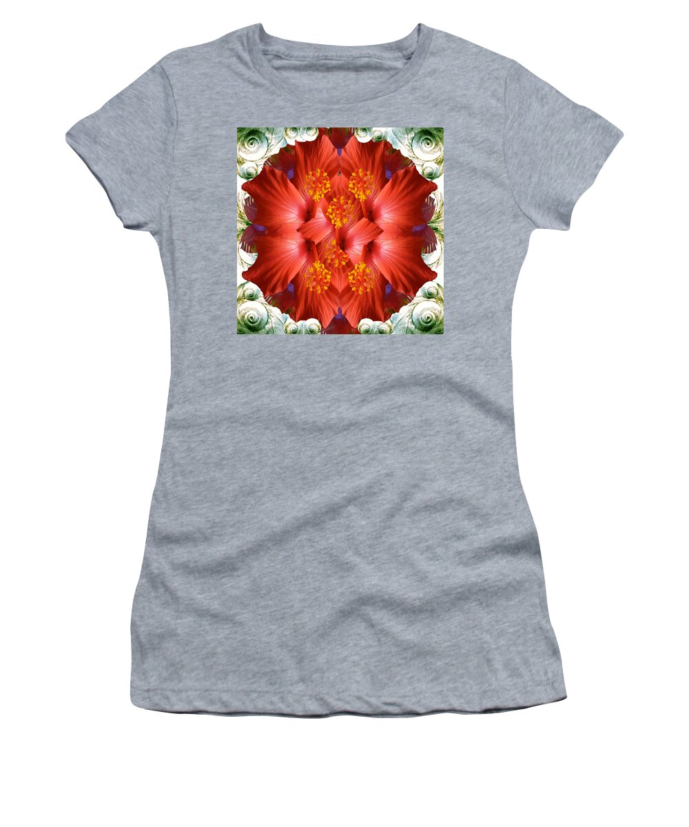 Passion Women's T-Shirt featuring the mixed media Passion by Alicia Kent