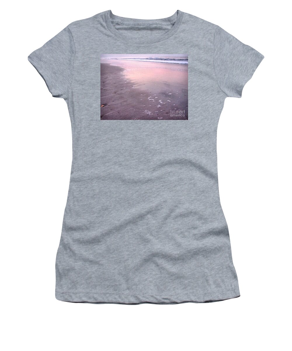 Landscape Women's T-Shirt featuring the photograph Pastel Beach by Todd Blanchard