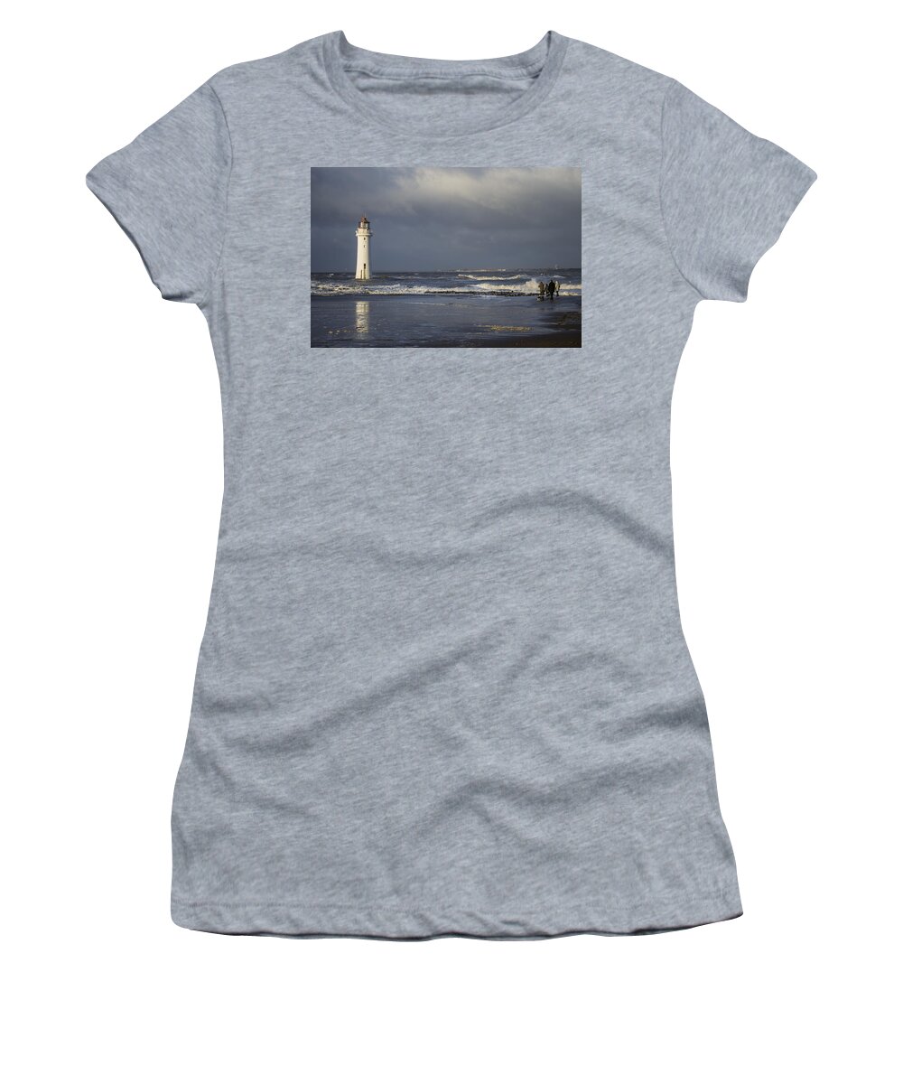 Lighthouse Women's T-Shirt featuring the photograph Photographing The Photographer by Spikey Mouse Photography