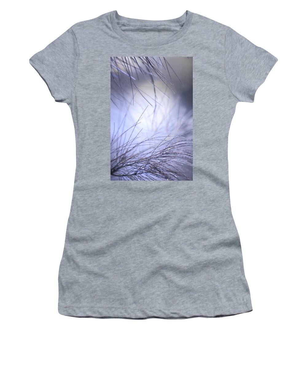 Pine Women's T-Shirt featuring the photograph Pine Tree Needles by Jenny Rainbow