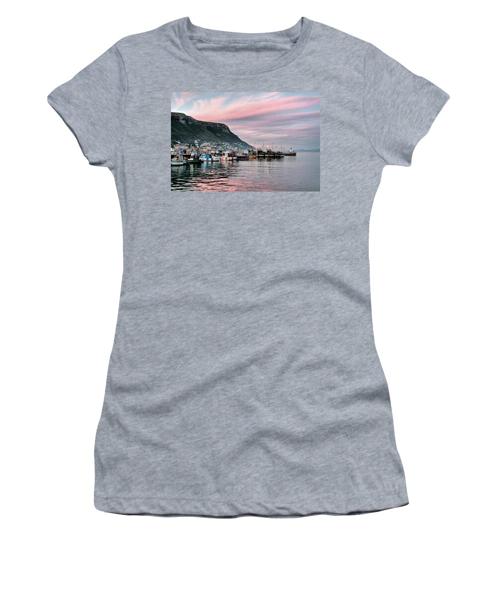 Fine Art America Women's T-Shirt featuring the photograph Pink Paradise by Andrew Hewett