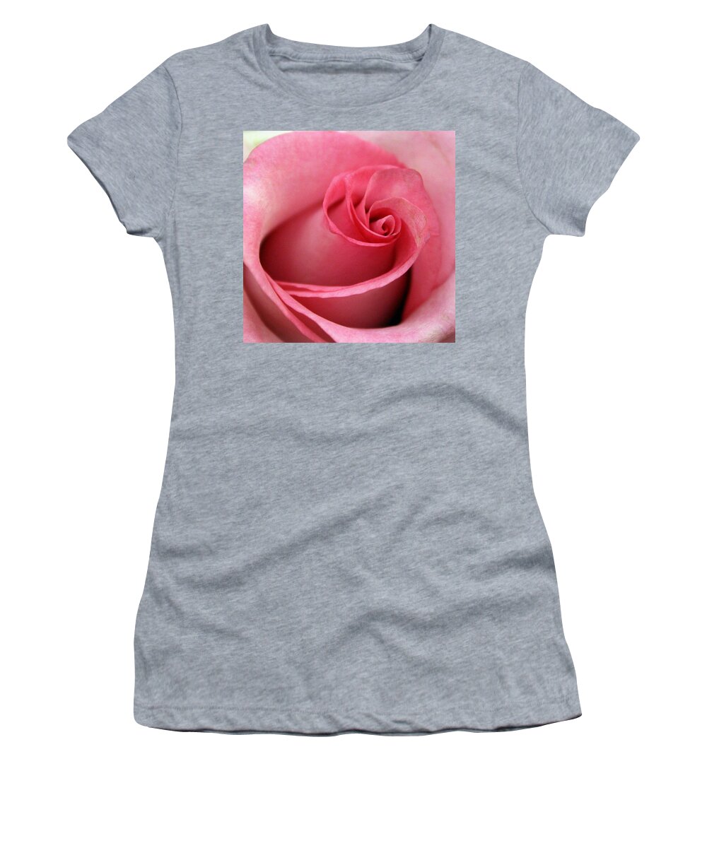 Skompski Women's T-Shirt featuring the photograph Pink Rose by Joseph Skompski