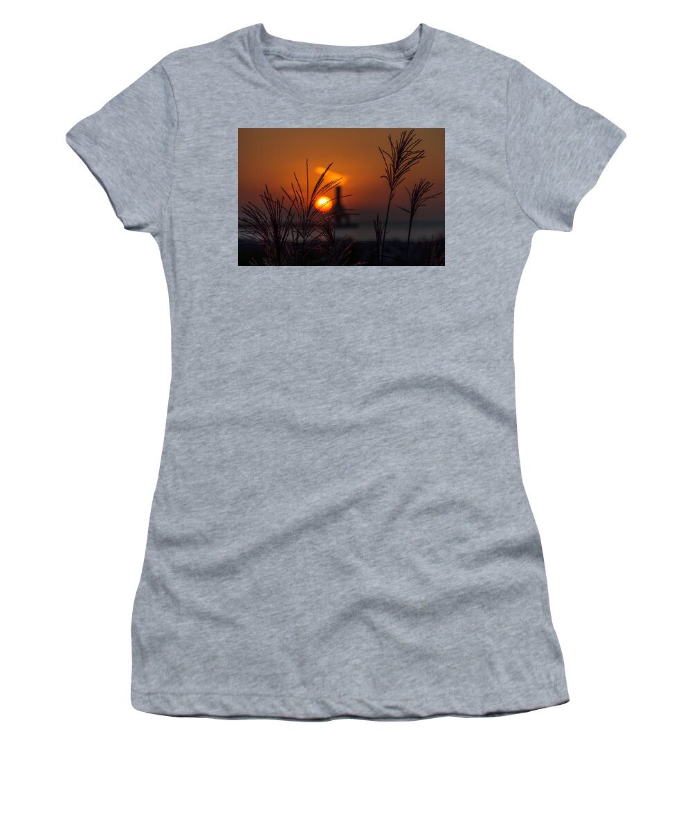 Sunrise Women's T-Shirt featuring the photograph Points of Light by James Meyer