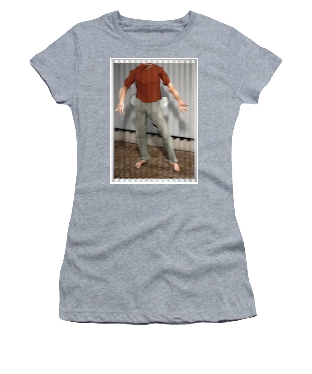 Lenticular Women's T-Shirt featuring the photograph Portrait of the Artist Through His Lenses by Peter J Sucy