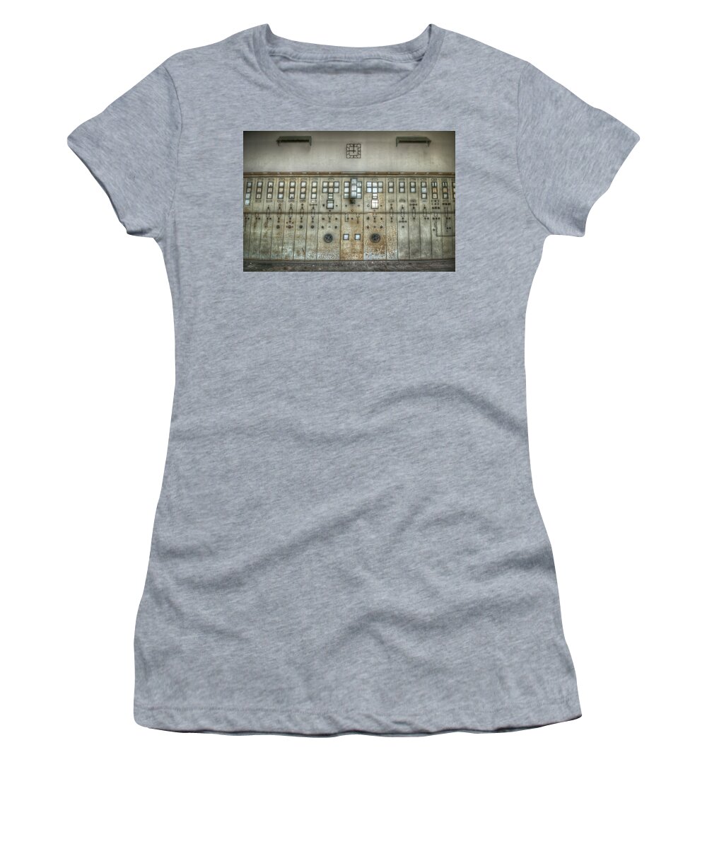 Germany Women's T-Shirt featuring the digital art Power clock by Nathan Wright