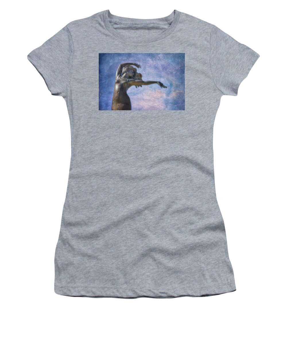 Joan Carroll Women's T-Shirt featuring the photograph Prairie Wind by Joan Carroll