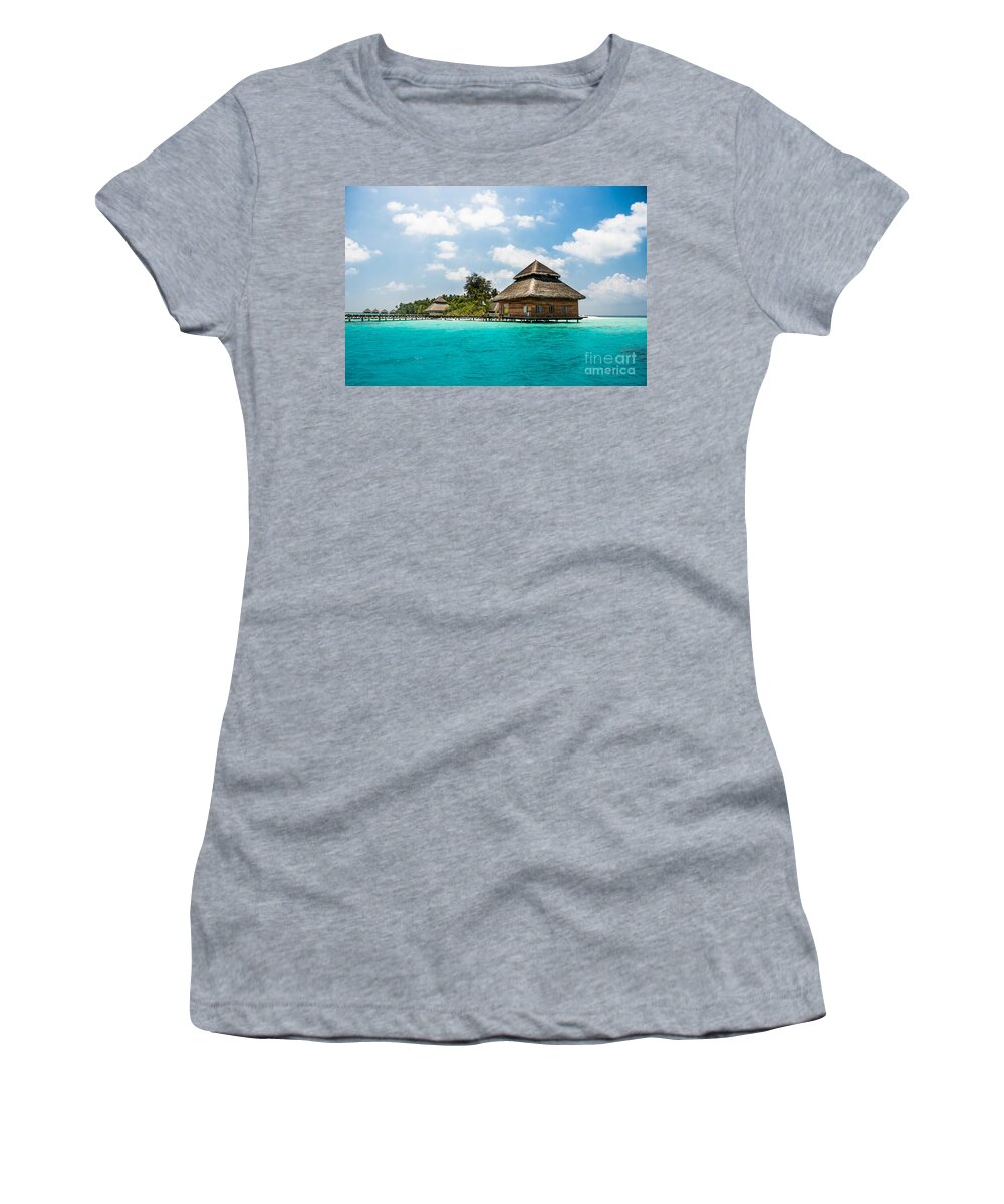 Amazing Women's T-Shirt featuring the photograph Rannaalhi by Hannes Cmarits